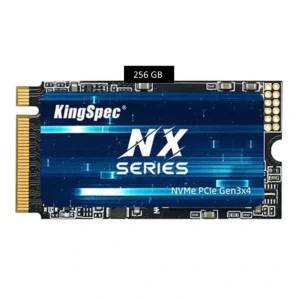 SSD NVMe M.2 2242 KingSpec 256 GB Alta Velocidad Lectura Escritura
