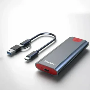 Carcasa Case M.2 Nvme Kingspec Otg Usb-c 3.1 10gps Aluminio Gris